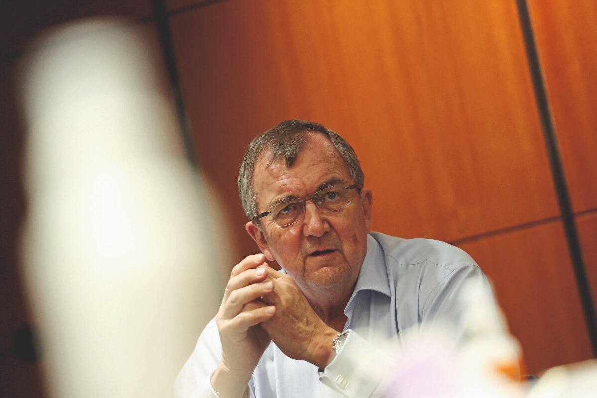 uggernaut or braggart? Mark Bristow, CEO of Barrick Mining, has bowed out.
Picture: Reuters/Shelley Christians